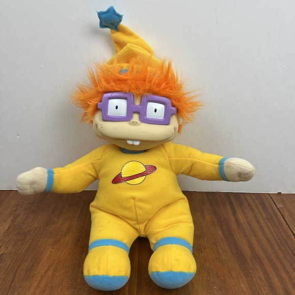 Mattel Other - Vintage 1997 Mattel Viacom Rugrats 12" Chuckie Finster Pj's Plush